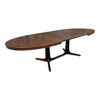 Extensible Baumann table in oak from the 1960s.