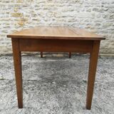 Farm table in solid cherry tree