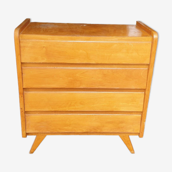 Sixties chest of 4 drawers