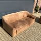 3-seater De Sede sofa in 5mm NECK Buffalo leather, Cognac color