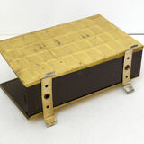 1960's brass magazine rack