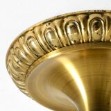 1960's Space Age Pop Art  brass and metal wall or ceiling lamp by Sölken