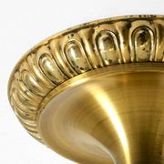 1960's Space Age Pop Art  brass and metal wall or ceiling lamp by Sölken