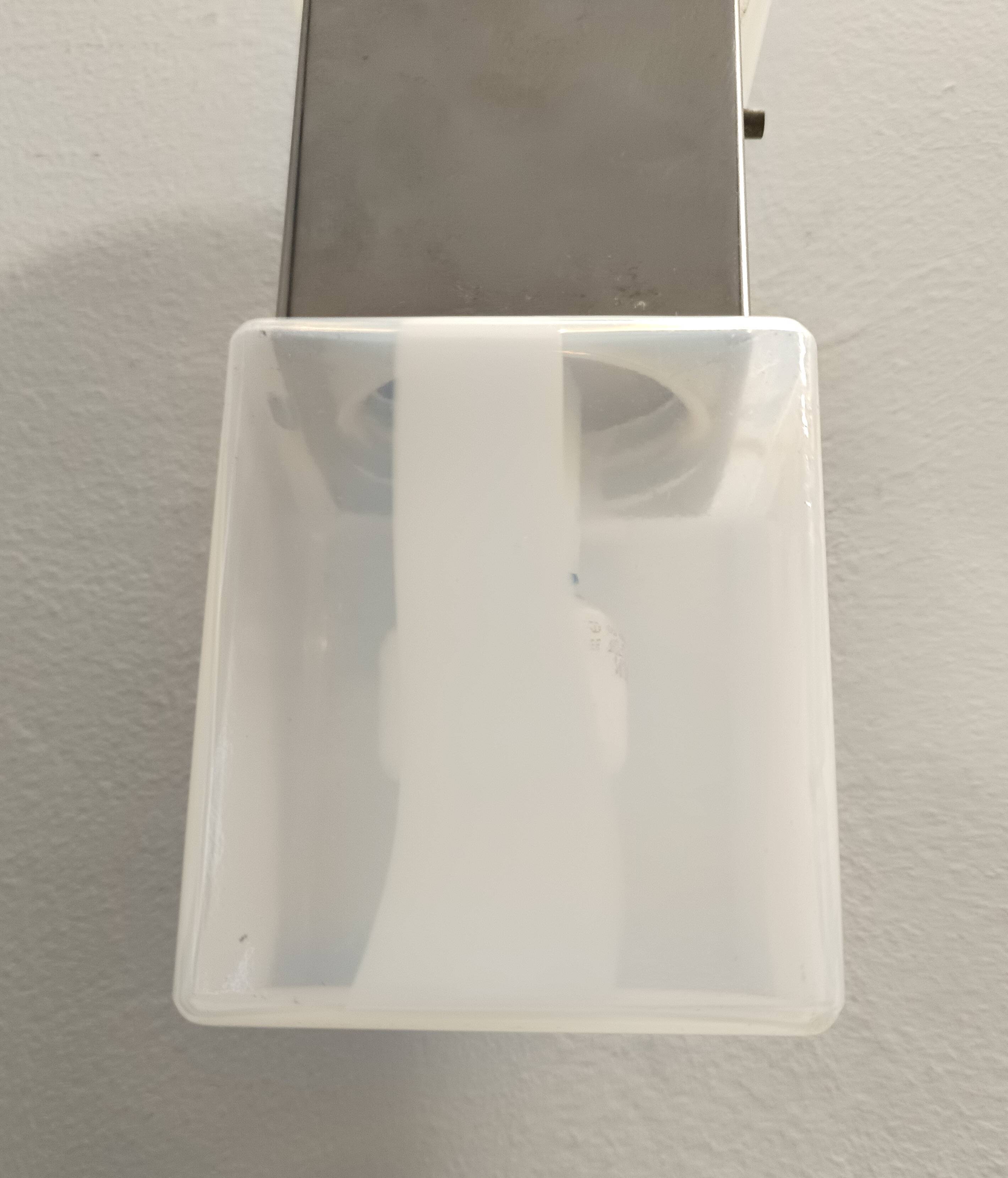 Two-Light Murano Glass and Chrome-plated Metal Sconce by Carlo Nason for Ma