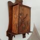 Antique wall cabinet folk art