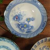 Trio of Ceramic Bowls with Japanese Patterns