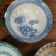 Trio of Ceramic Bowls with Japanese Patterns