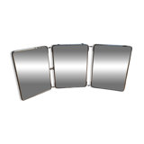 Miroir triptyque barbier