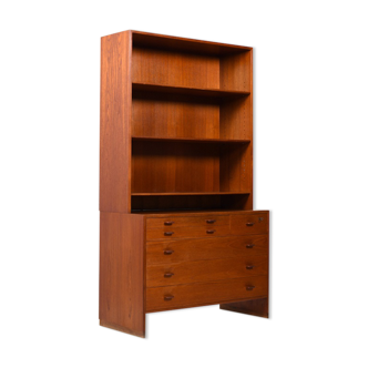 Hans J. Wegner Teak Bookshelf-Cabinet RY16 from 1958