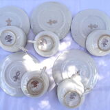 Digoin Sarreguemines 5 cup coffee cup set