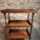 Vintage French shelf in cherry wood, 1920s.
