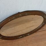 Oval mirror 52x34cm 30/40 years