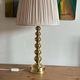 Pair of Mid-Century Brass Lamps by Enco, Sweden