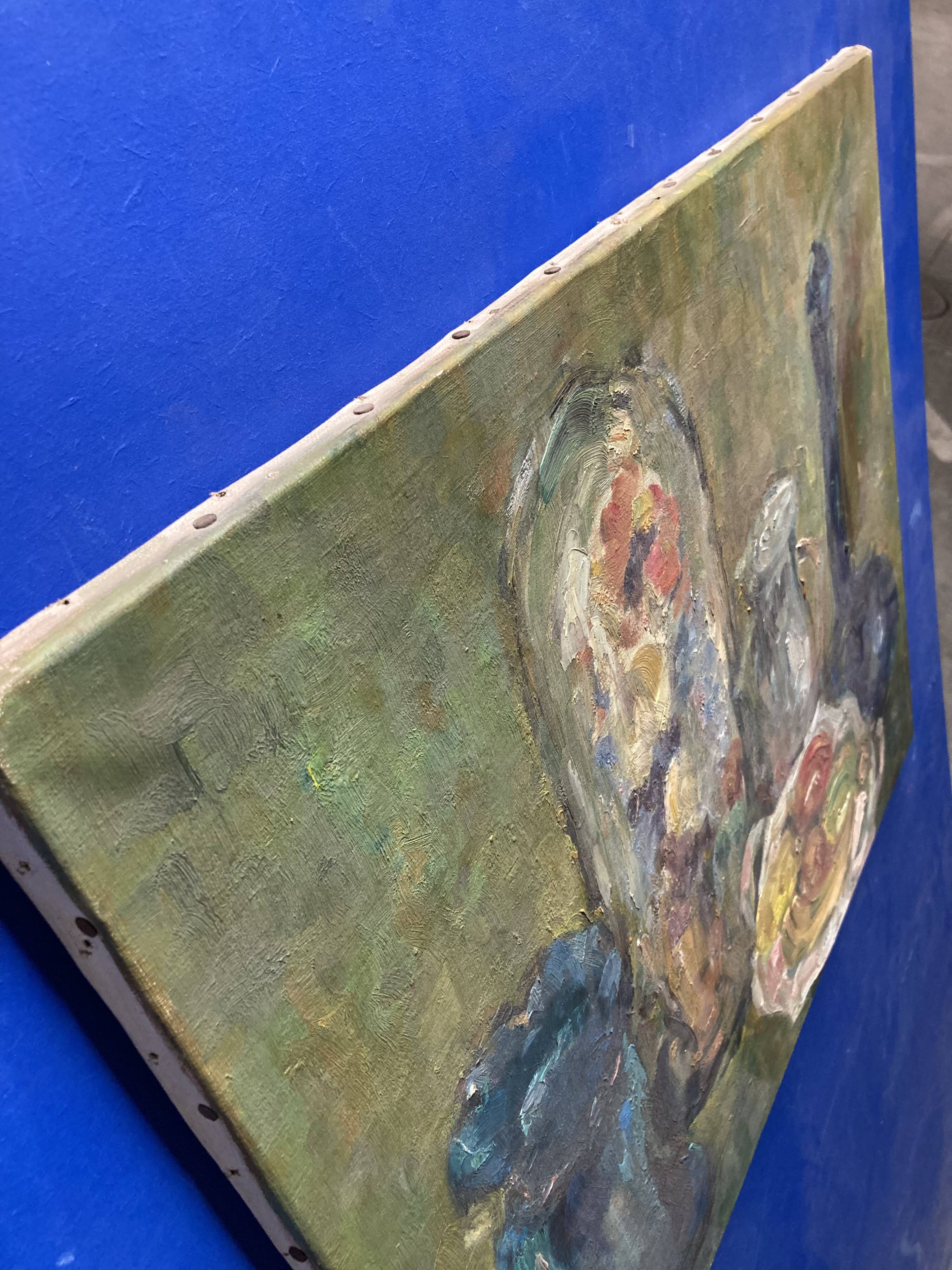 André Roose (20th century), Still life with bridal globe