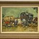 Table gypsy oil in painting