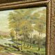 Peinture paysage sur panneau