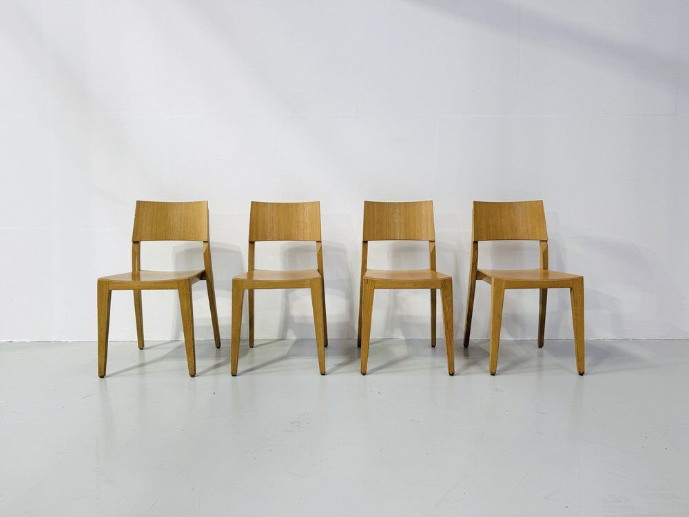 Vintage Danish dining chairs, 1980s, set of 4