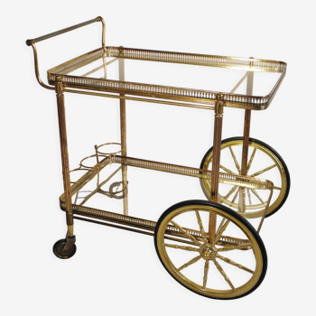 Mobile trolley - golden bar