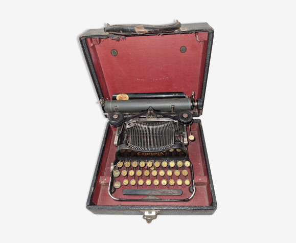Machine à écrire corona portable de 1917