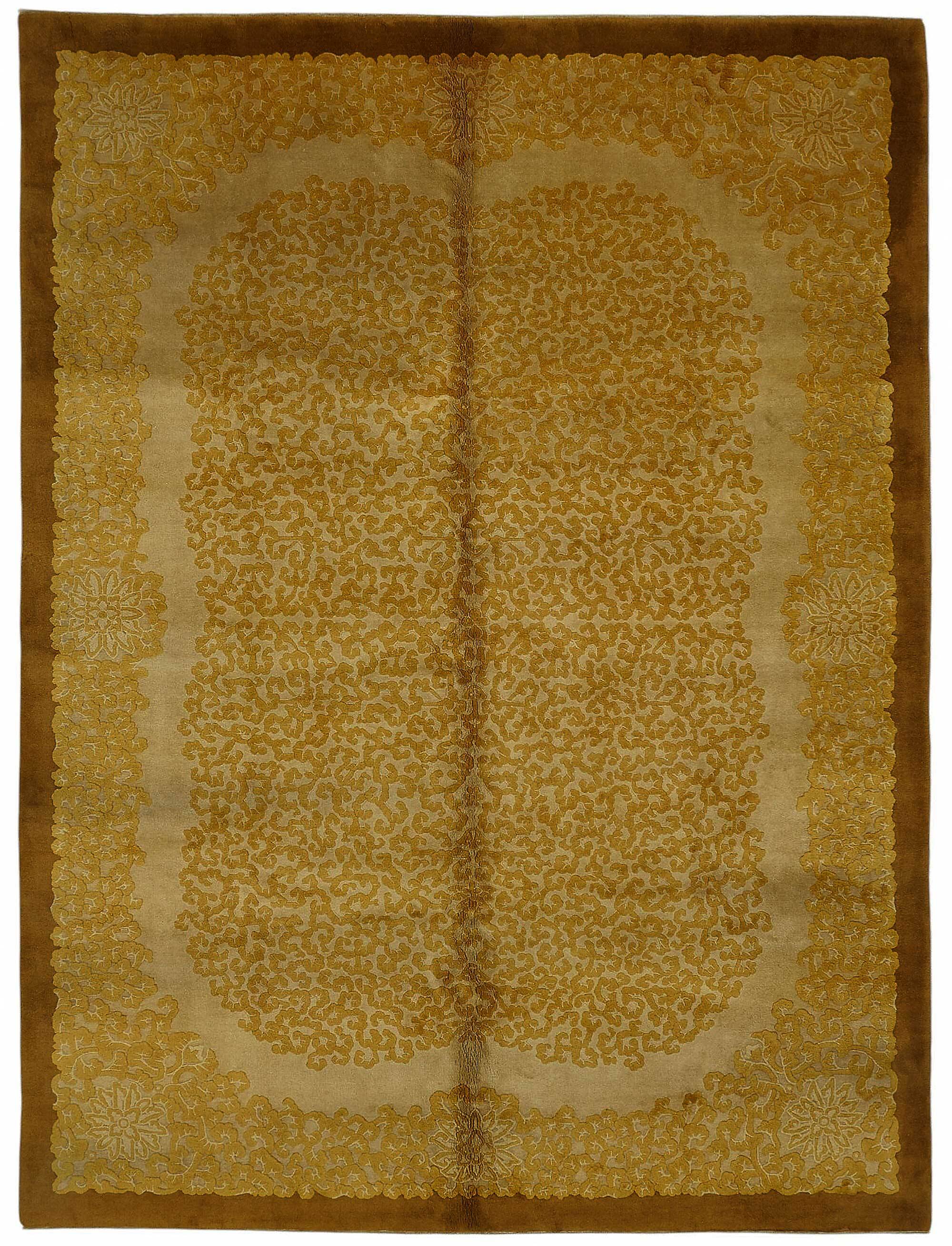 Turkish Handknotted Wool Oushak Rug 271 cm x 367 cm
