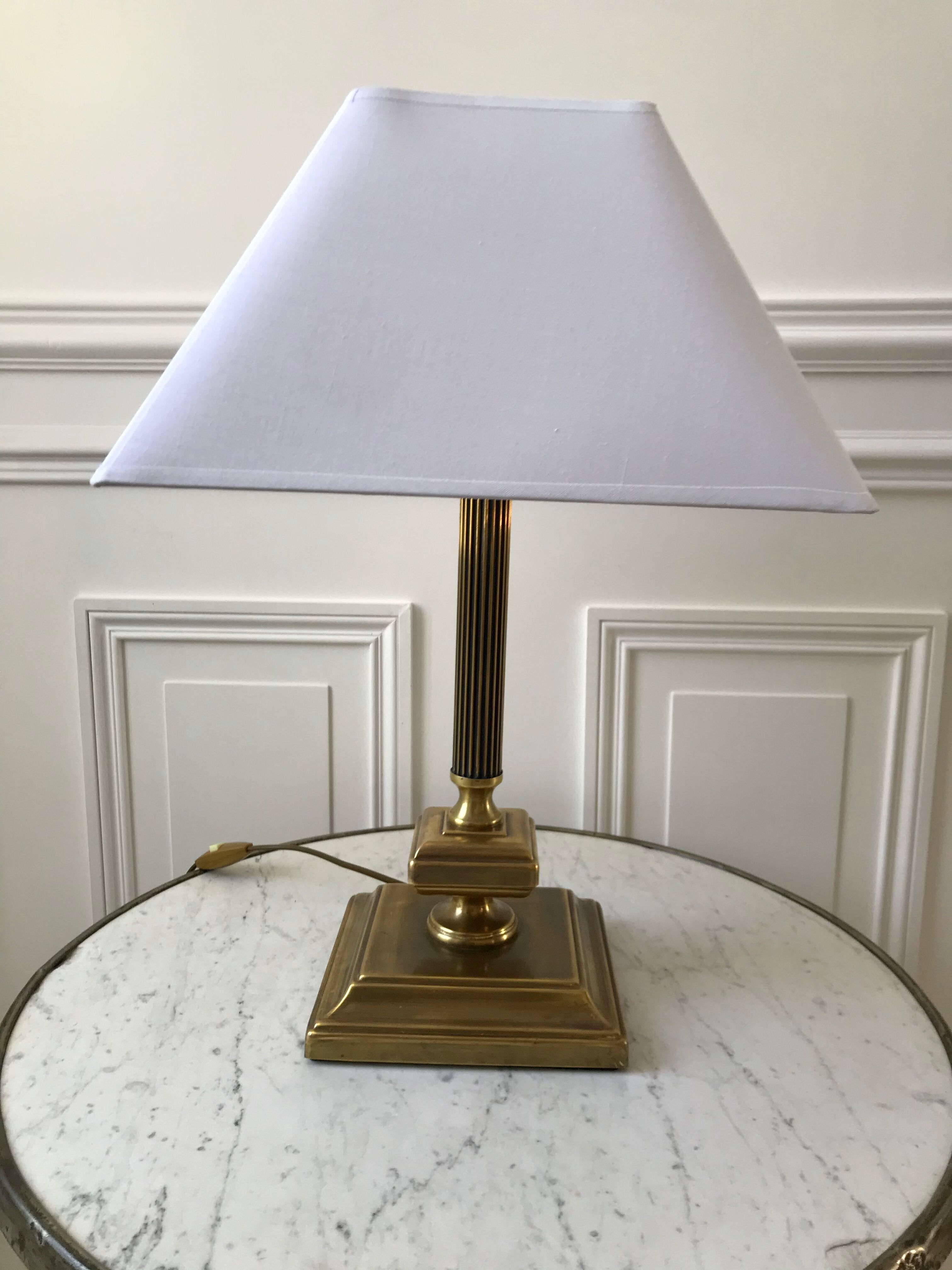 Art Deco brass lamp 30s