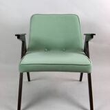 Light Green Bunny Armchair by Józef Chierowski, 1970s