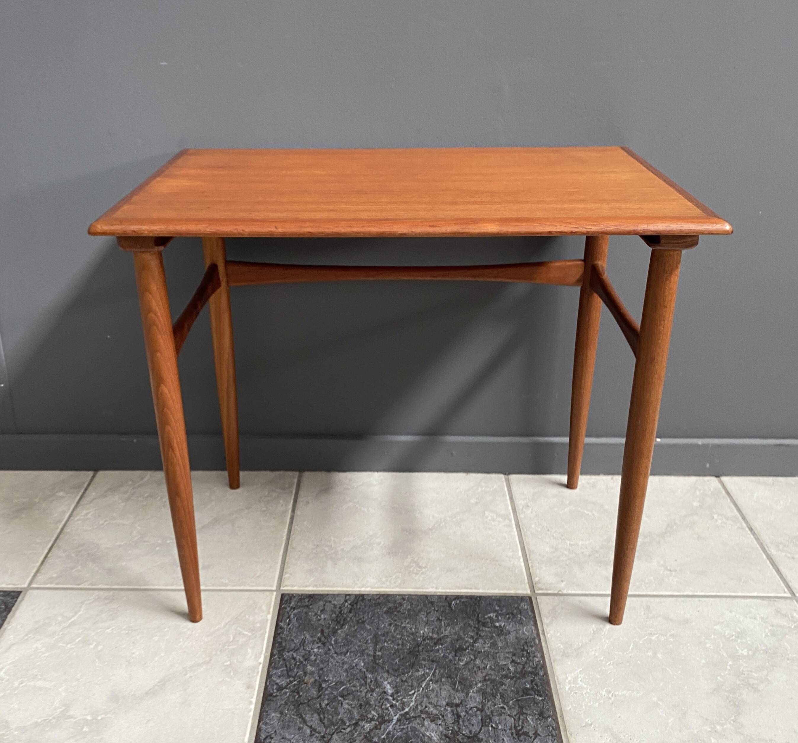 Teak side table by Kai Kristiansen Denmark 1960s