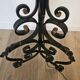 Lampadaire tripode en fer forgé Art Déco