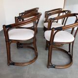Set of six chairs Italy 1970s