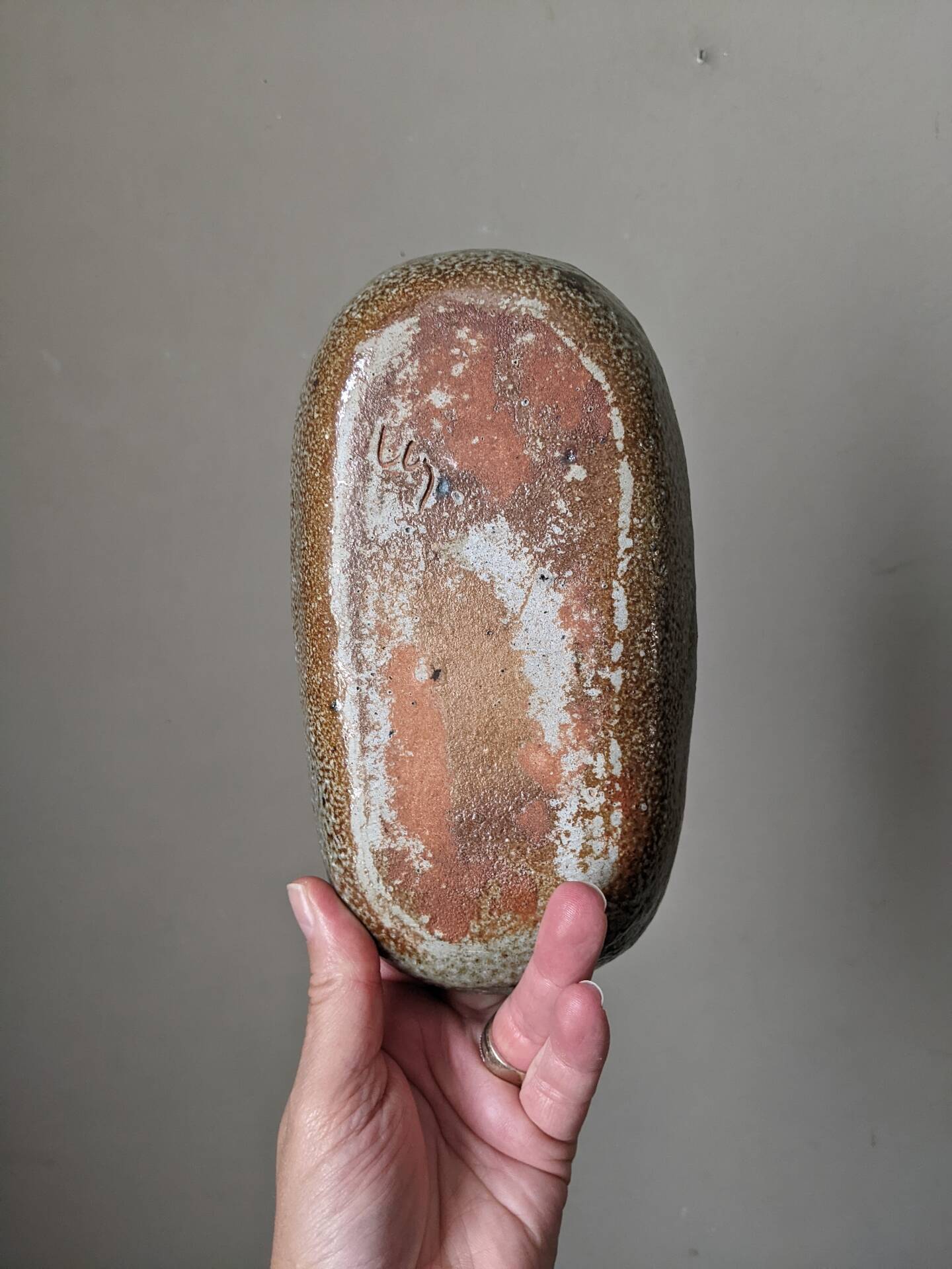 Handmade ceramics with floral decoration, Scandinavian decor.