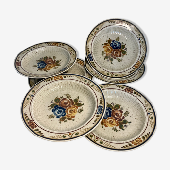 Lot de 6 assiettes creuses