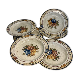 Lot de 6 assiettes creuses