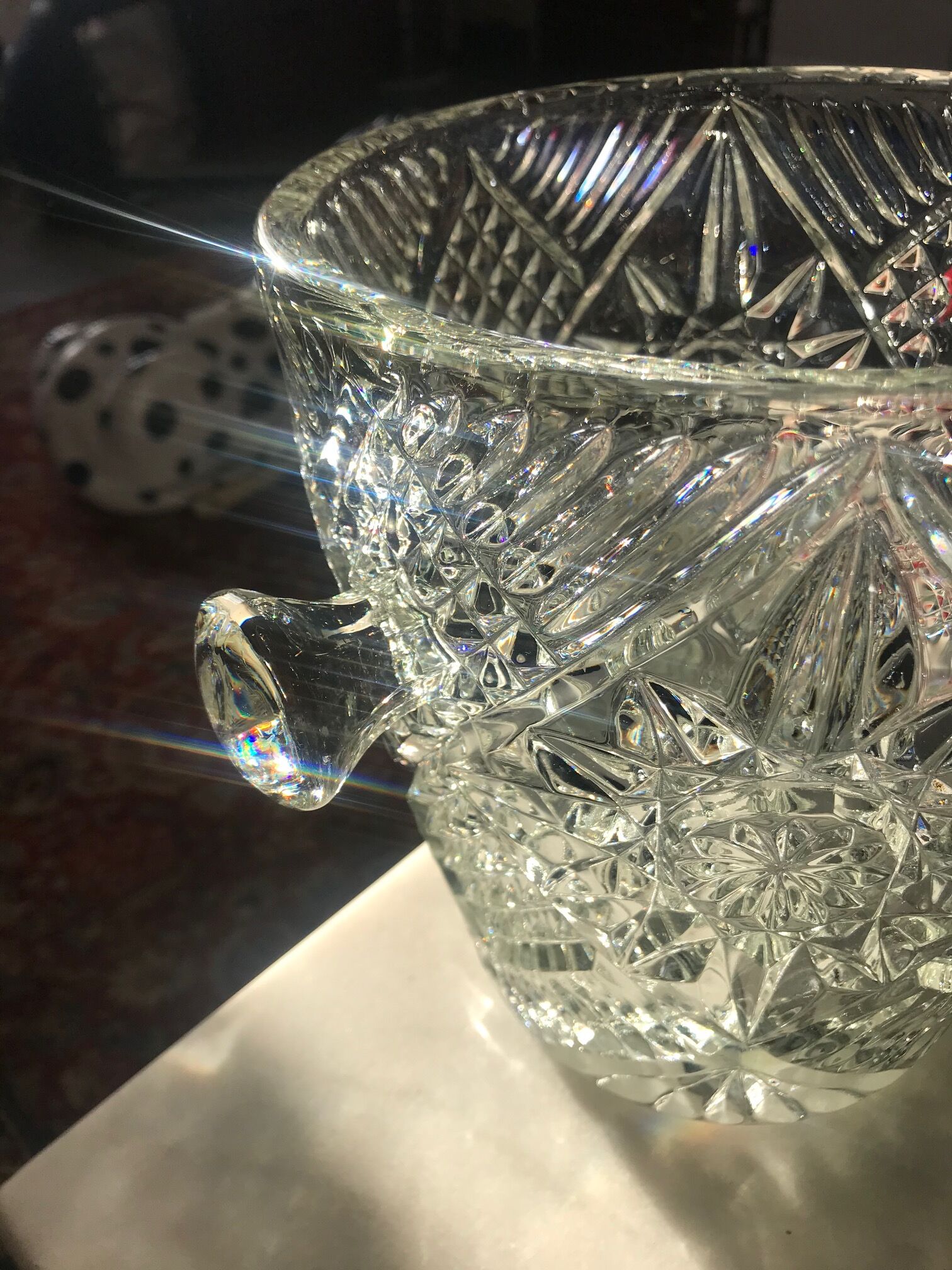 crystal champagne bucket
