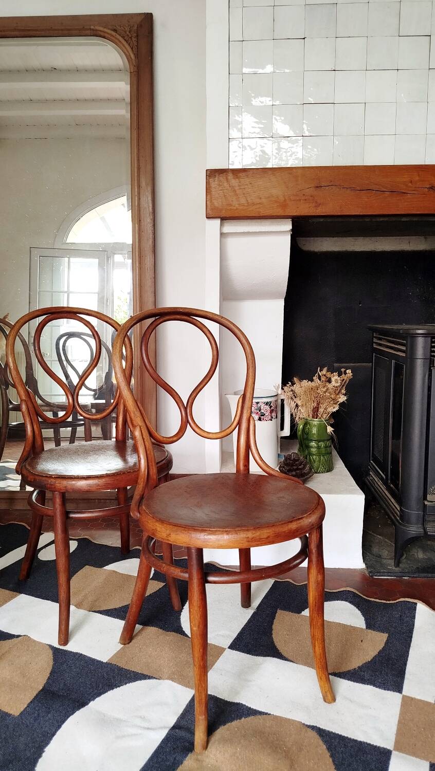 4 chaises Thonet modèle 20
