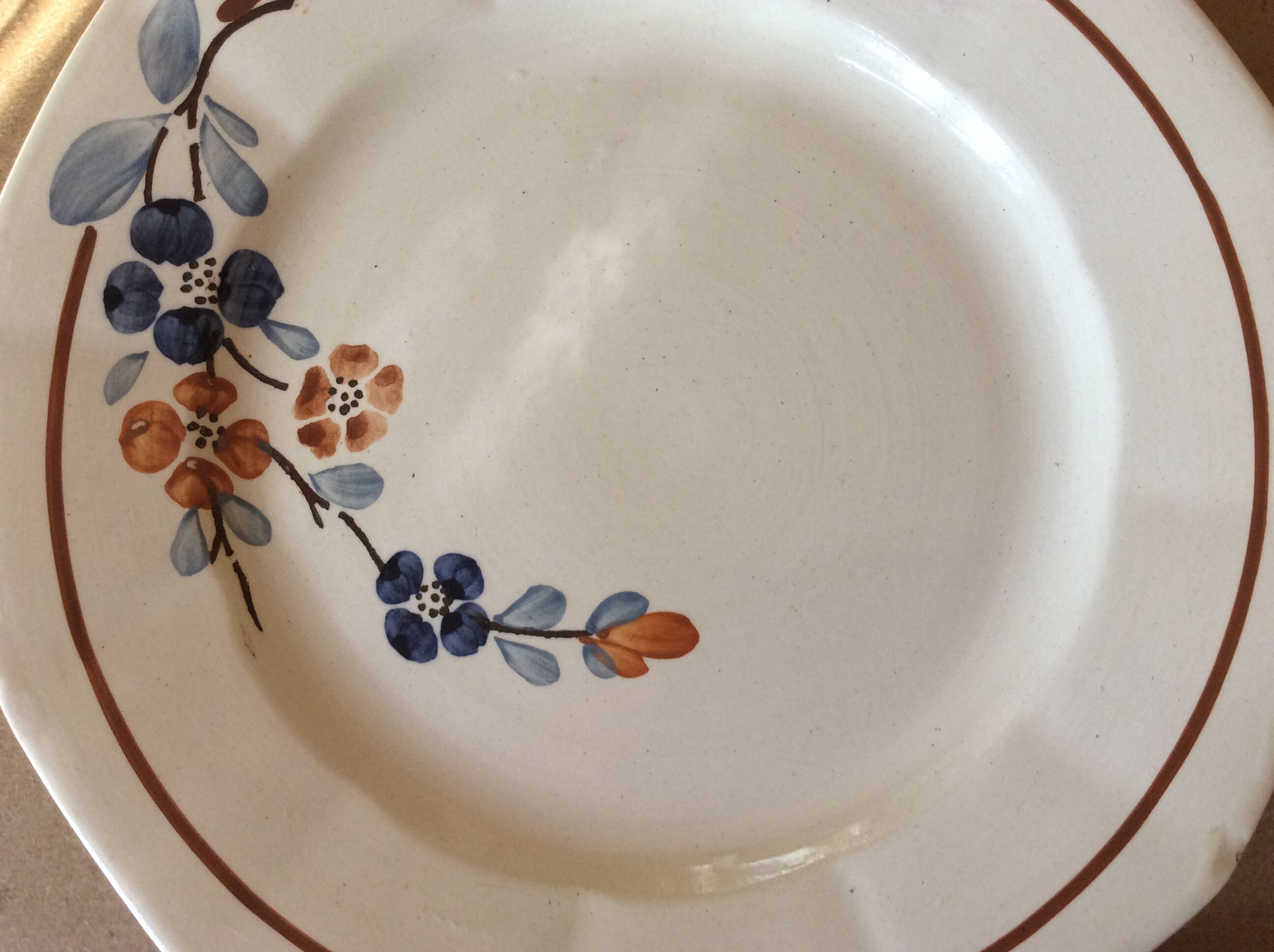 Sarguemines vintage plates
