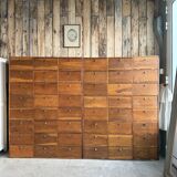 Duo de meubles de notaire à clapets (rénovés)