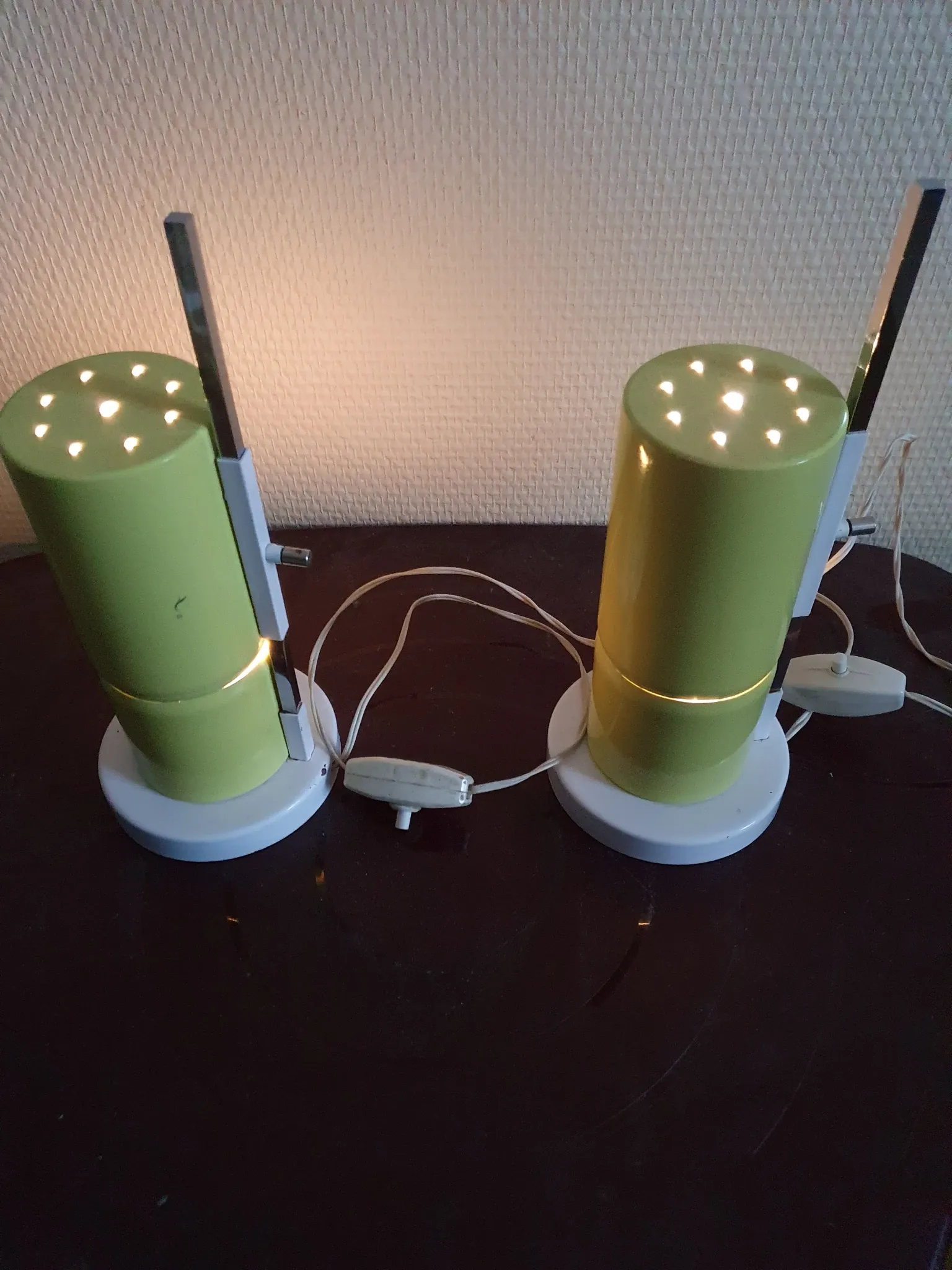 Paire de Lampe de bureau vintage