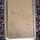 Black tray with floral motifs