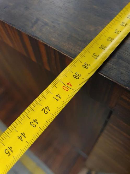 Vintage ebony wall cabinet