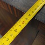 Vintage ebony wall cabinet