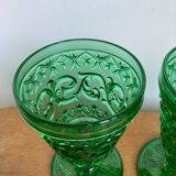 Paire de verres cristal Baccarat Charles X