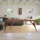 Ted dining table in solid mahogany 240 cm – greyge