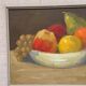 Oil on Panel “Still Life with Fruit” by Hilding Bernhard Högberg Vintage