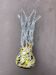 Plychrome openwork spun blown glass vase