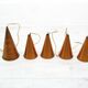 Suspensions coniques par ES Horn Aalestrup, 1970, ensemble (5)