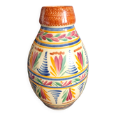 Quimper faience vase – HB Quimper – Model 510 decor C.C. – Circa 1955