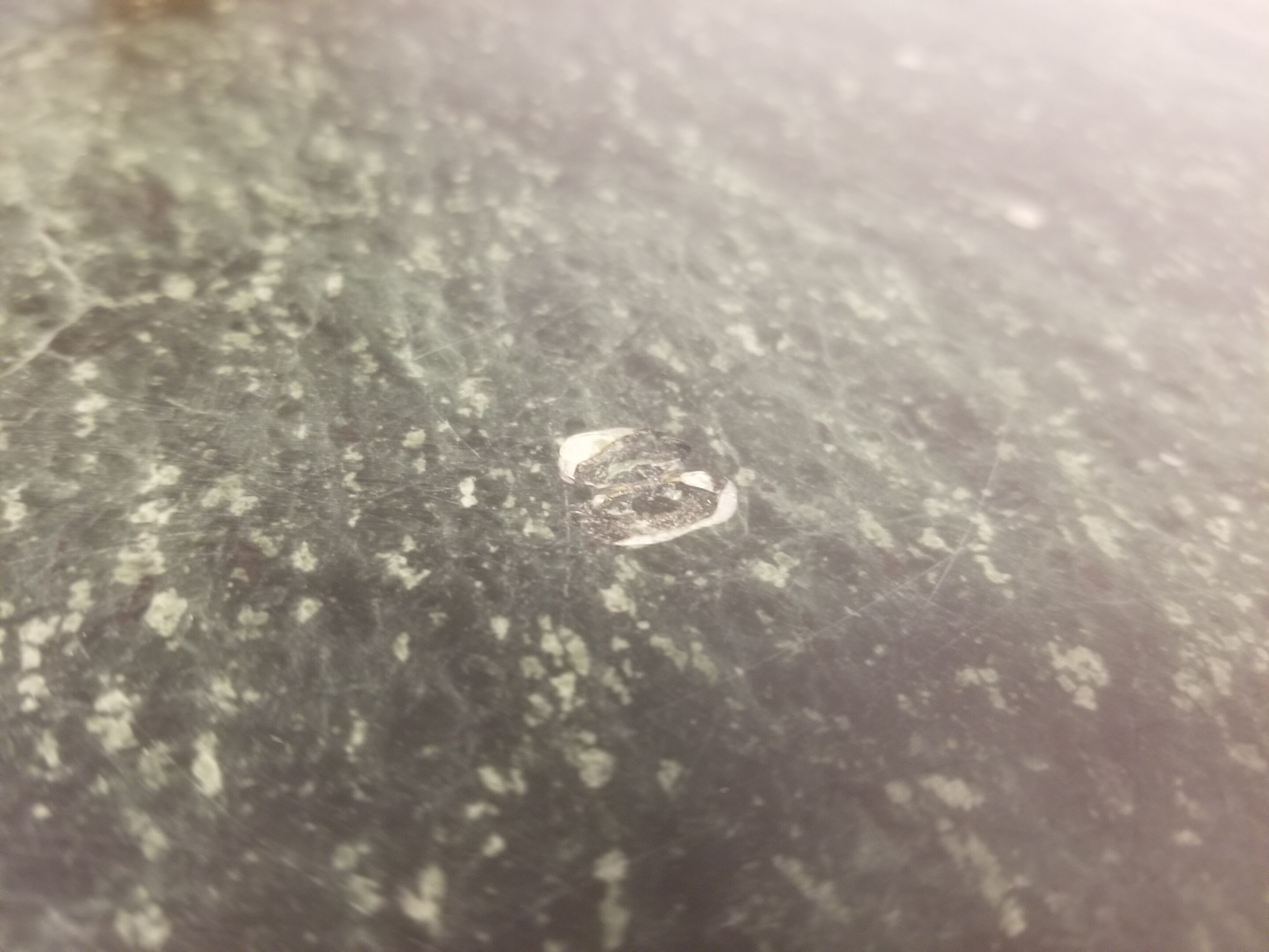 Round coffee table green marble neoclassical style - 60s