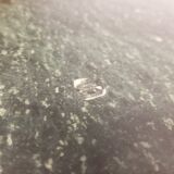 Round coffee table green marble neoclassical style - 60s