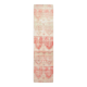 3x12 Red Beige Turkish Vintage Runner Rug,92x371Cm