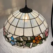 Stained glass pendant
